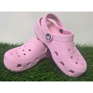 Crocs Classic Clog Childs 10 Carnation Kids Pink Nice Fast Shipping